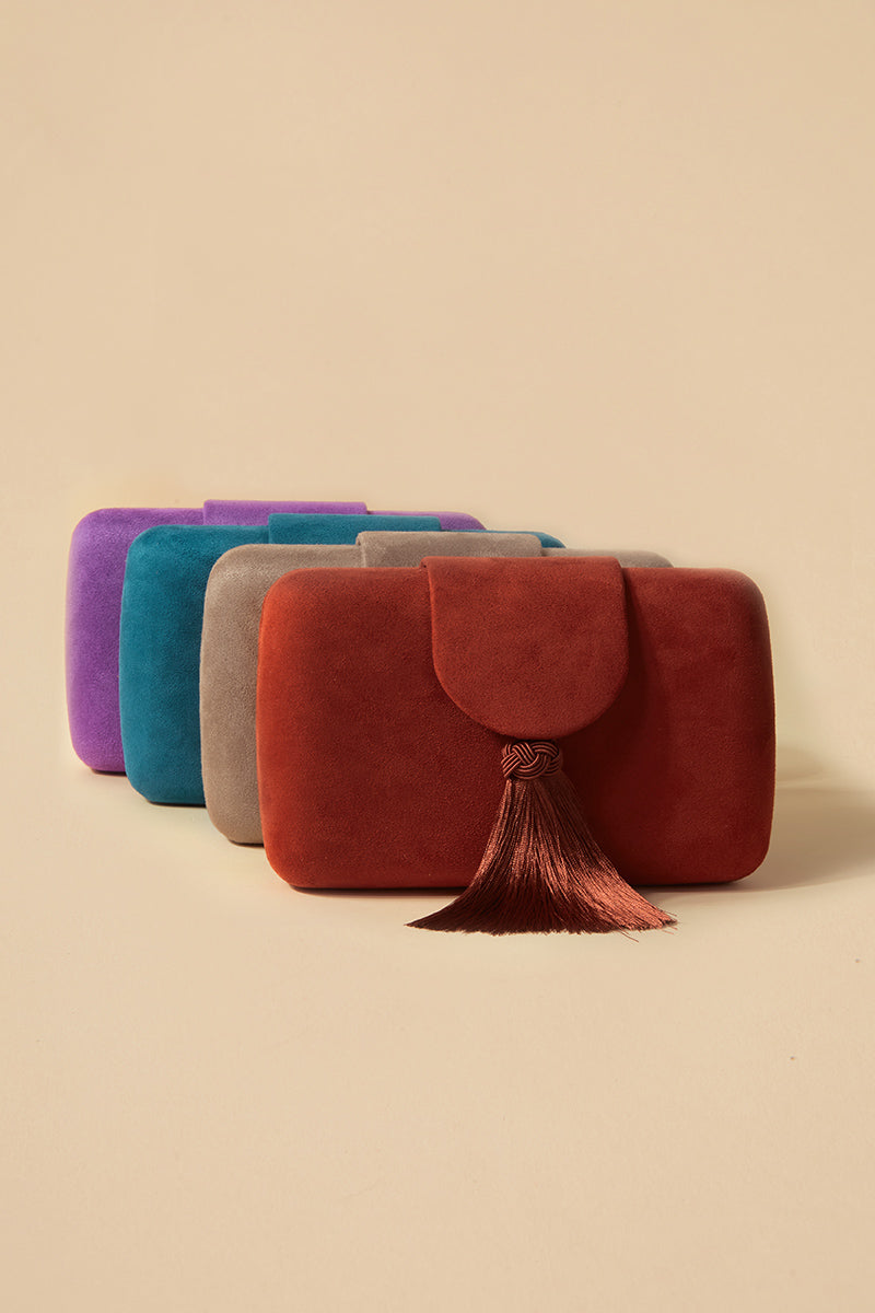 Clutch Clotilde Taupe · Madame ·