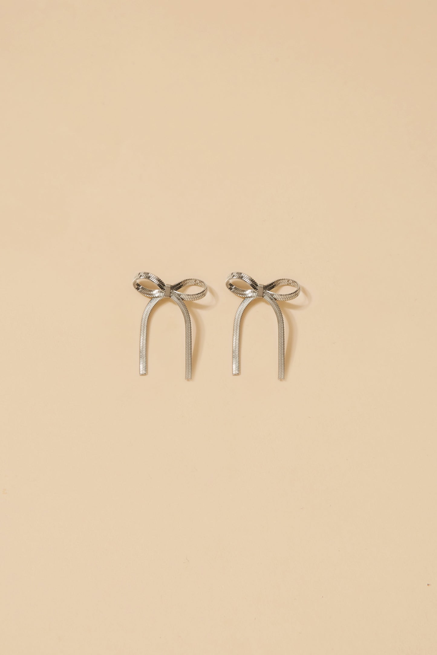 Pendientes Bow Silver · Allure ·