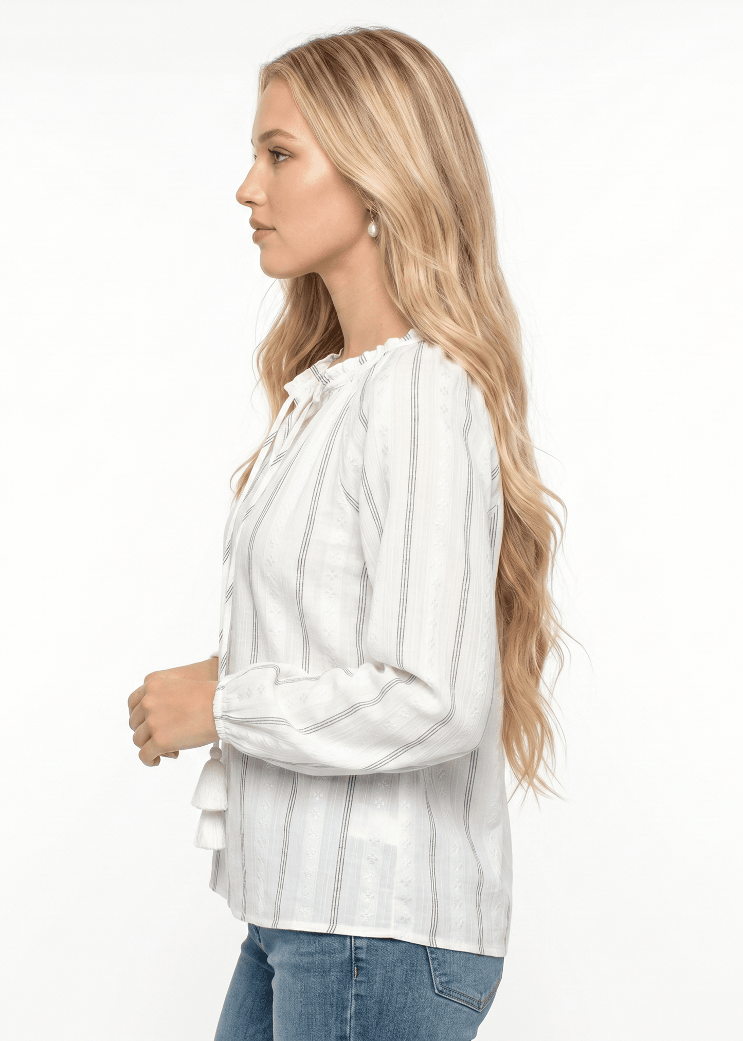 Crescent Moon Peasant Top