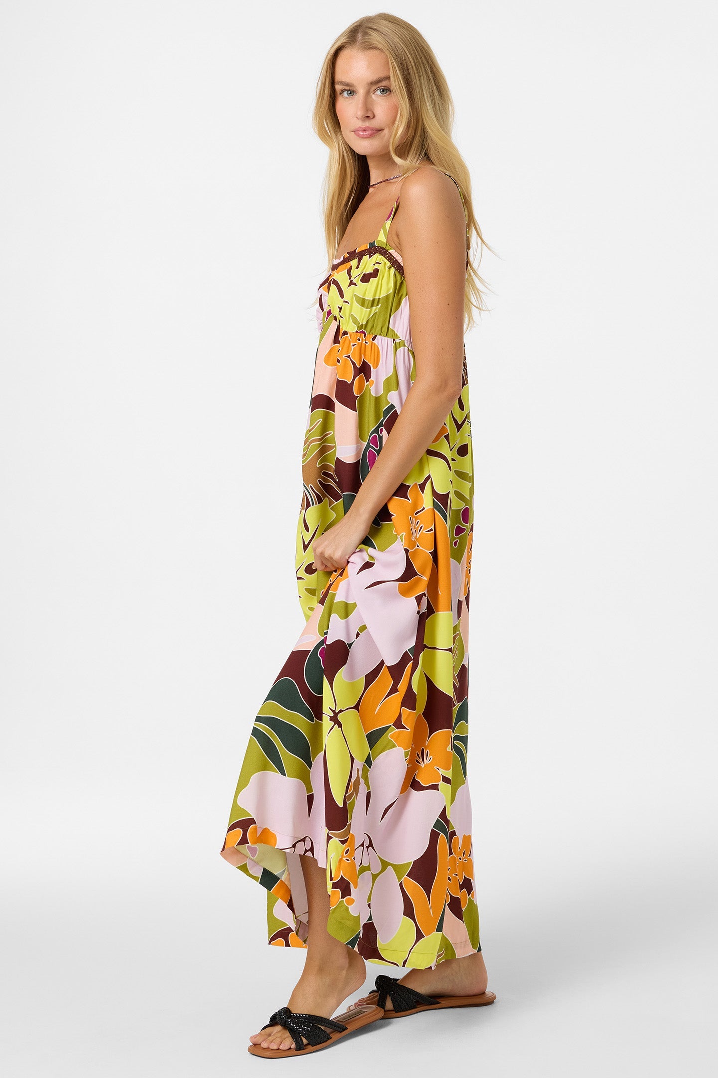 Natasha Tropical Maxi Dress