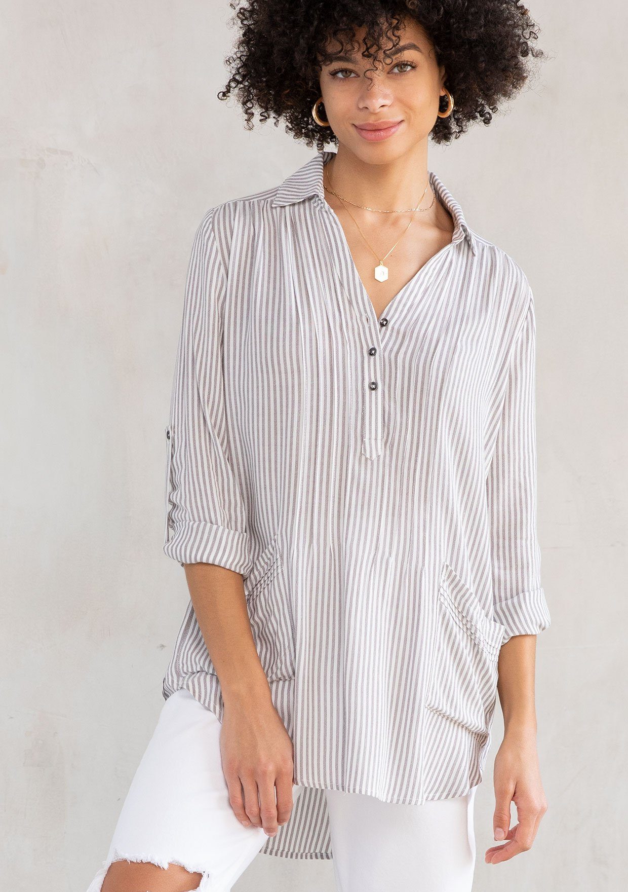 Julien Pleated Pocket Shirt