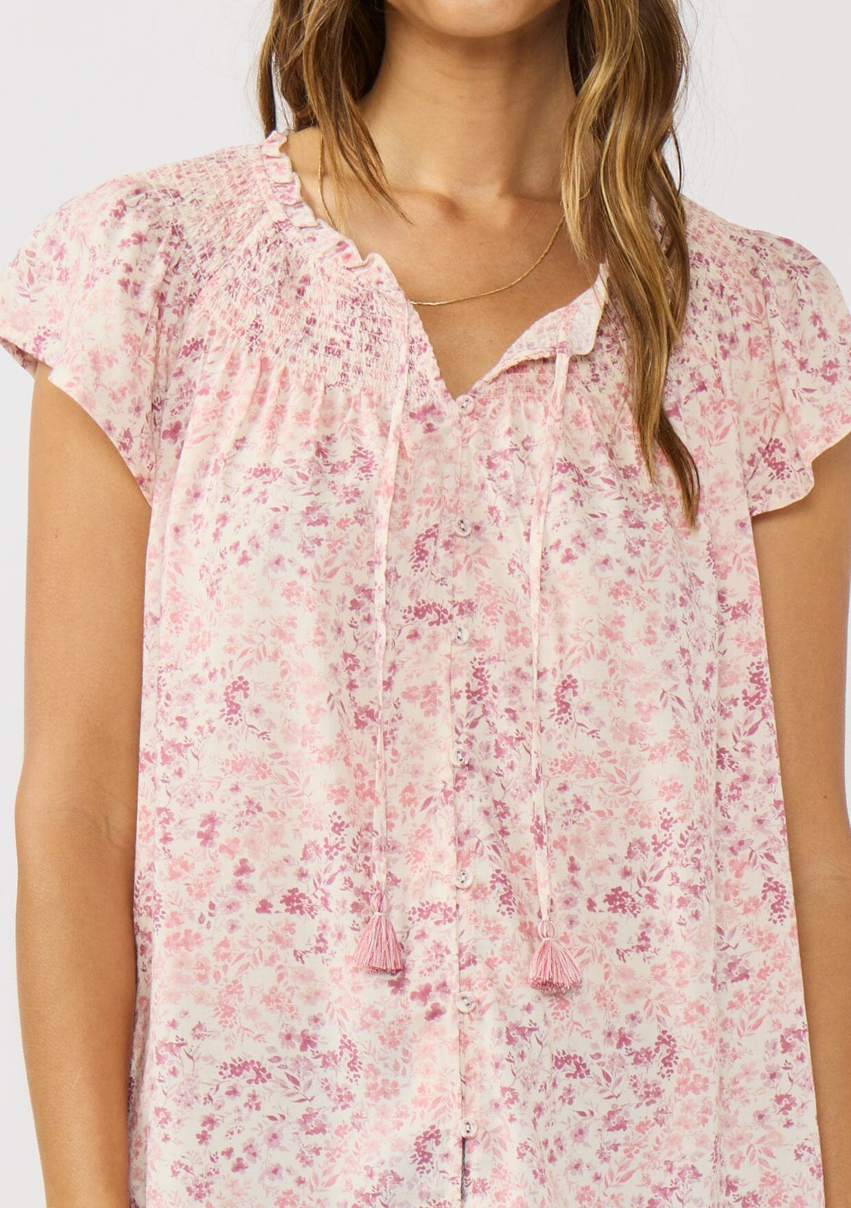 Goldie Flutter Sleeve Top