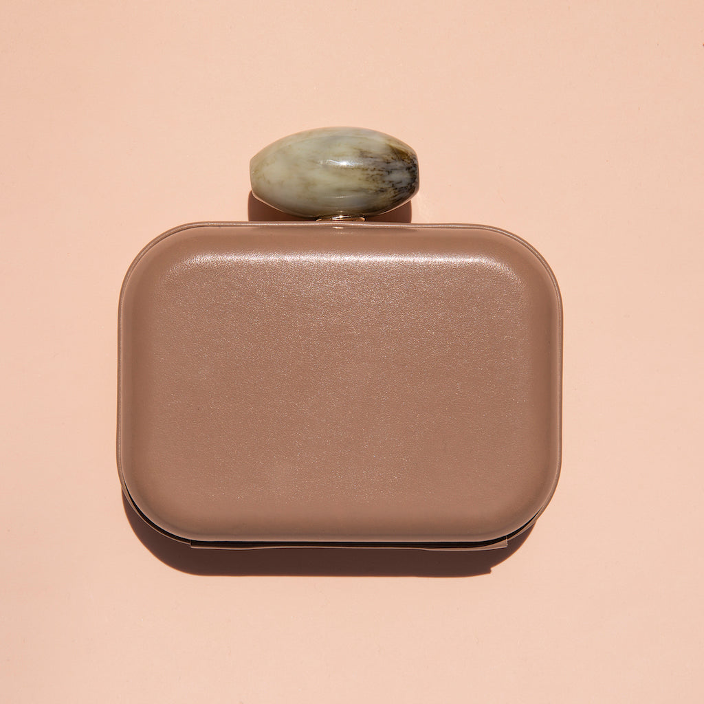 Clutch Box Hueso Caramelo SS19