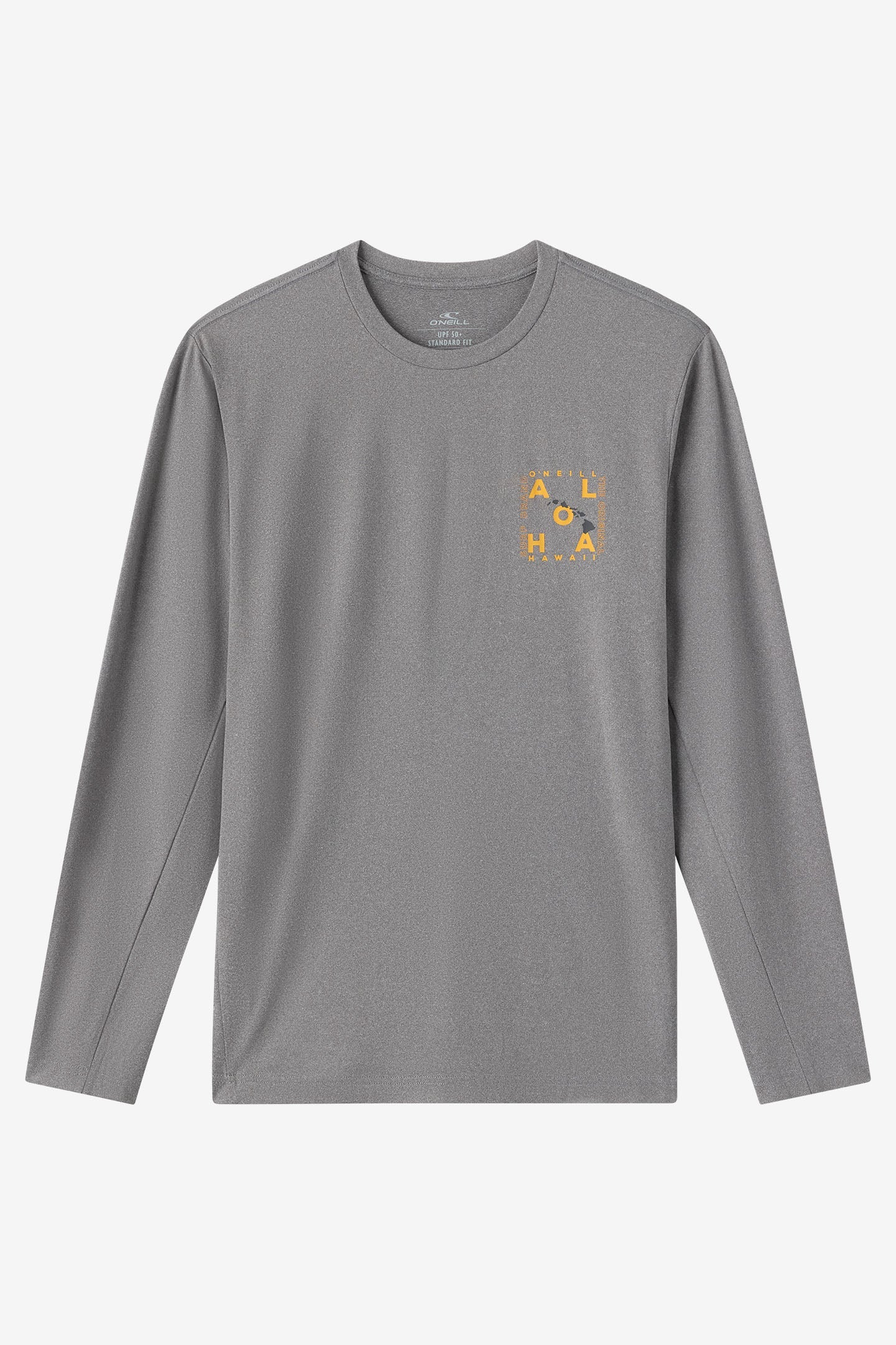 Hawaii Layout UPF Long Sleeve Standard Fit Tee