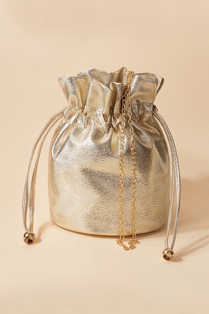 Clutch Bombonera Oro · Le Palmier ·