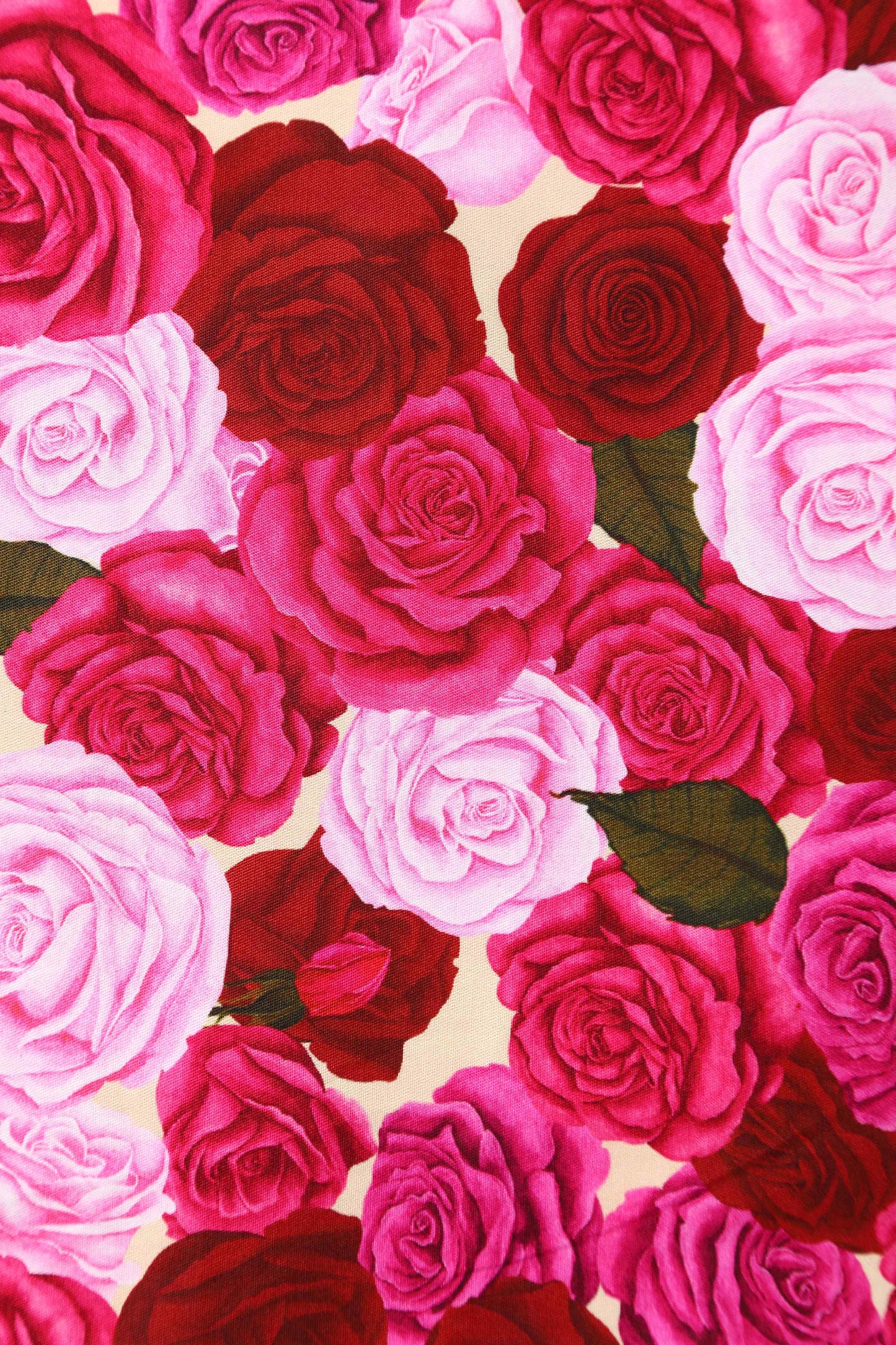 Lily Pink Rose Garden Off Shoulder Dress