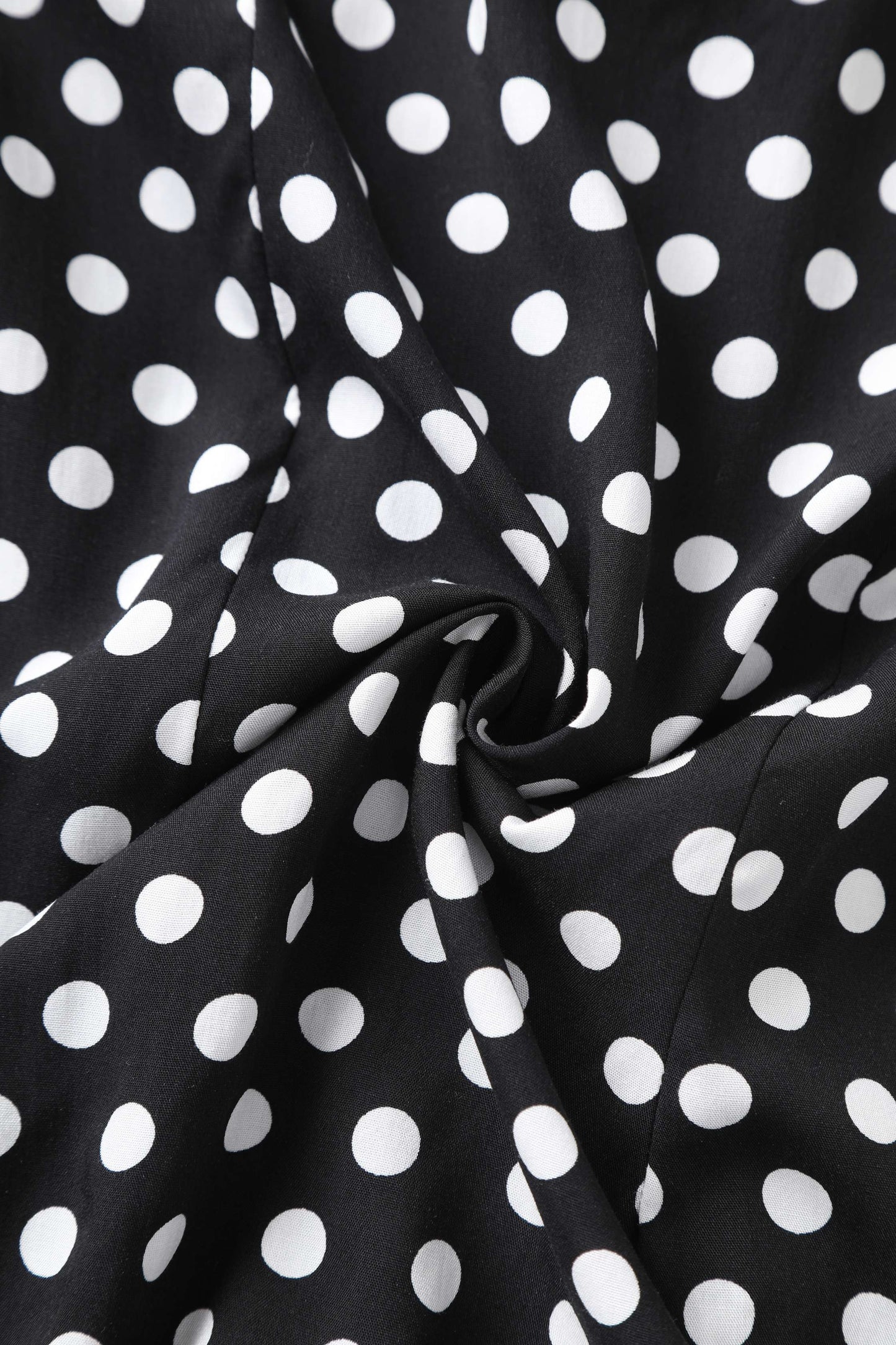 Margaret Polka Dot Long Sleeved Blouse In Black
