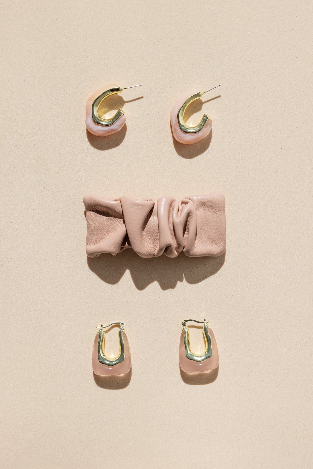 Pendientes Glossy Karina Pink · Wisteria ·
