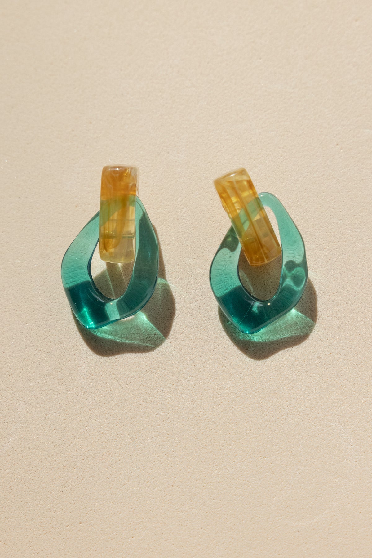 Pendientes Glossy Swan Green