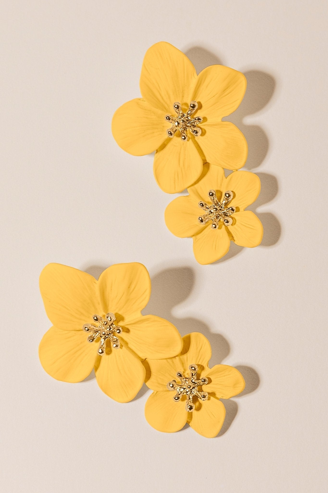 Pendientes Orchid Amarillo