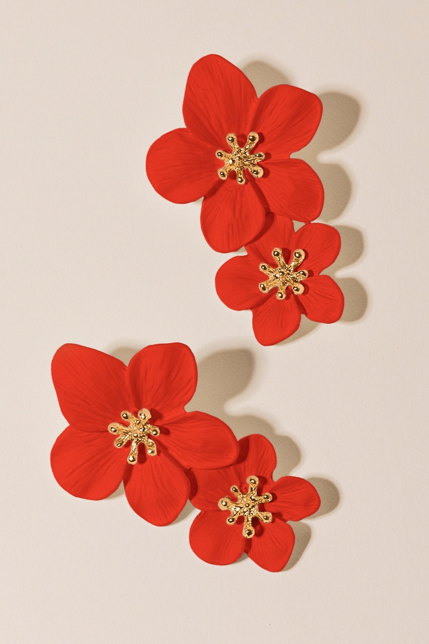 Pendientes Orchid Carmin · Rivera ·