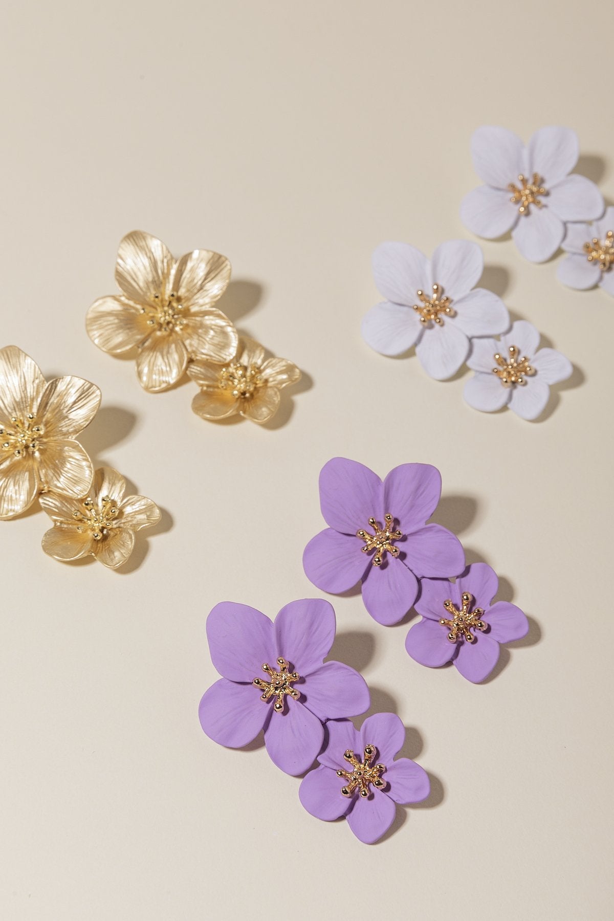 Pendientes Orchid Gold · Rivera ·