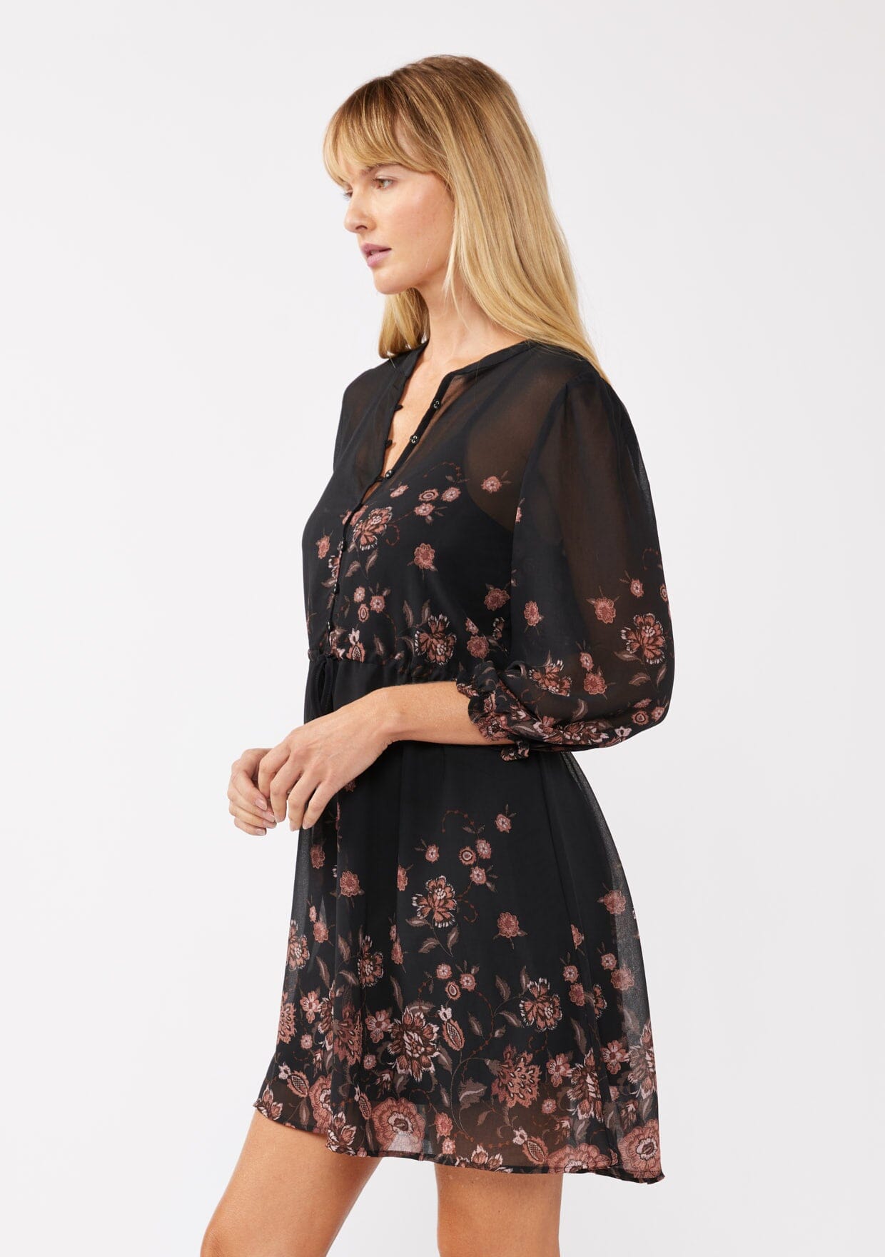 That Moment Floral Mini Dress