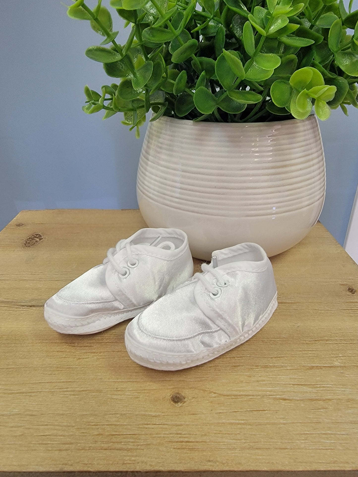 Satin Tie Shoe