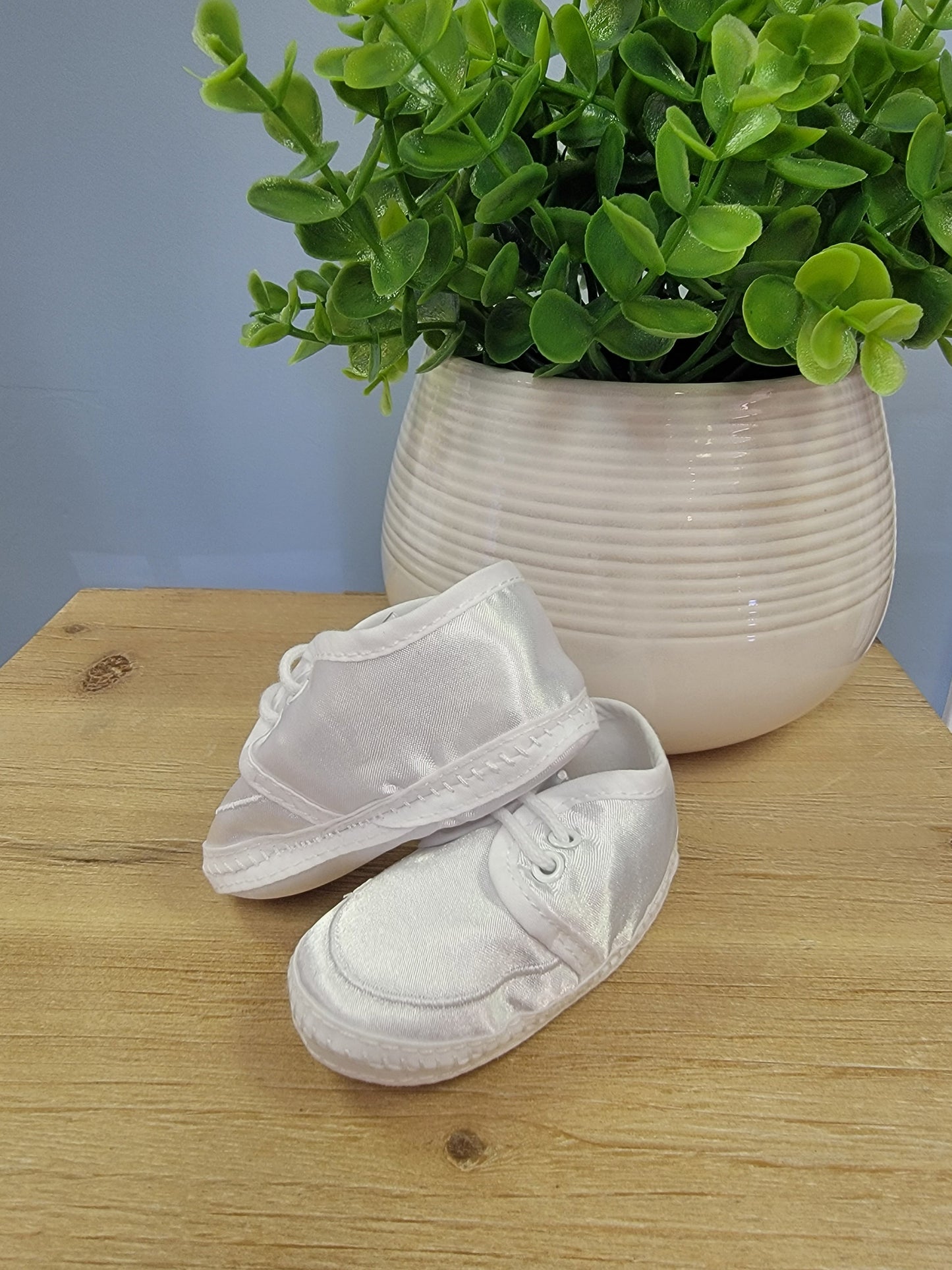 Satin Tie Shoe