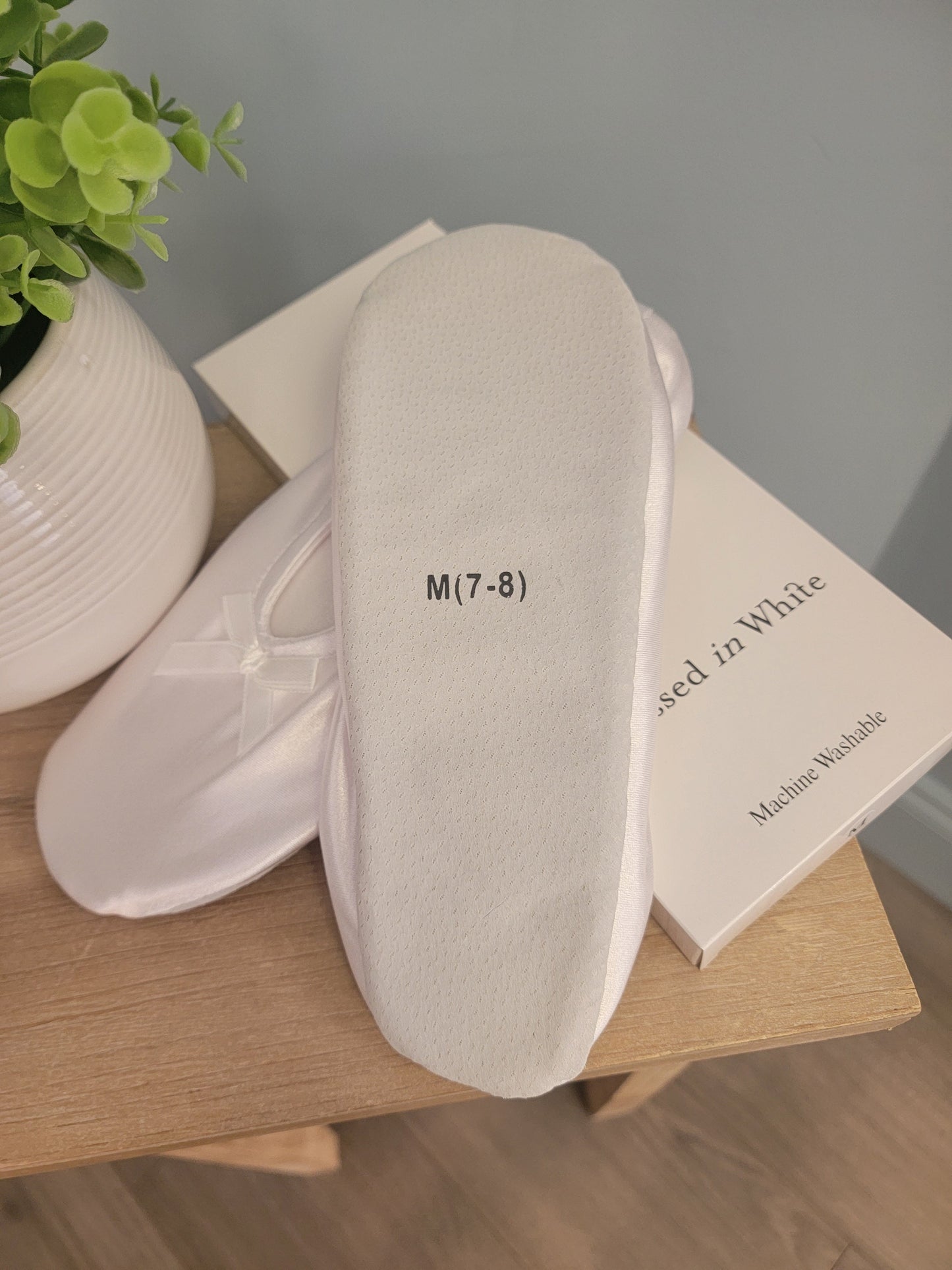 Satin Temple Slipper
