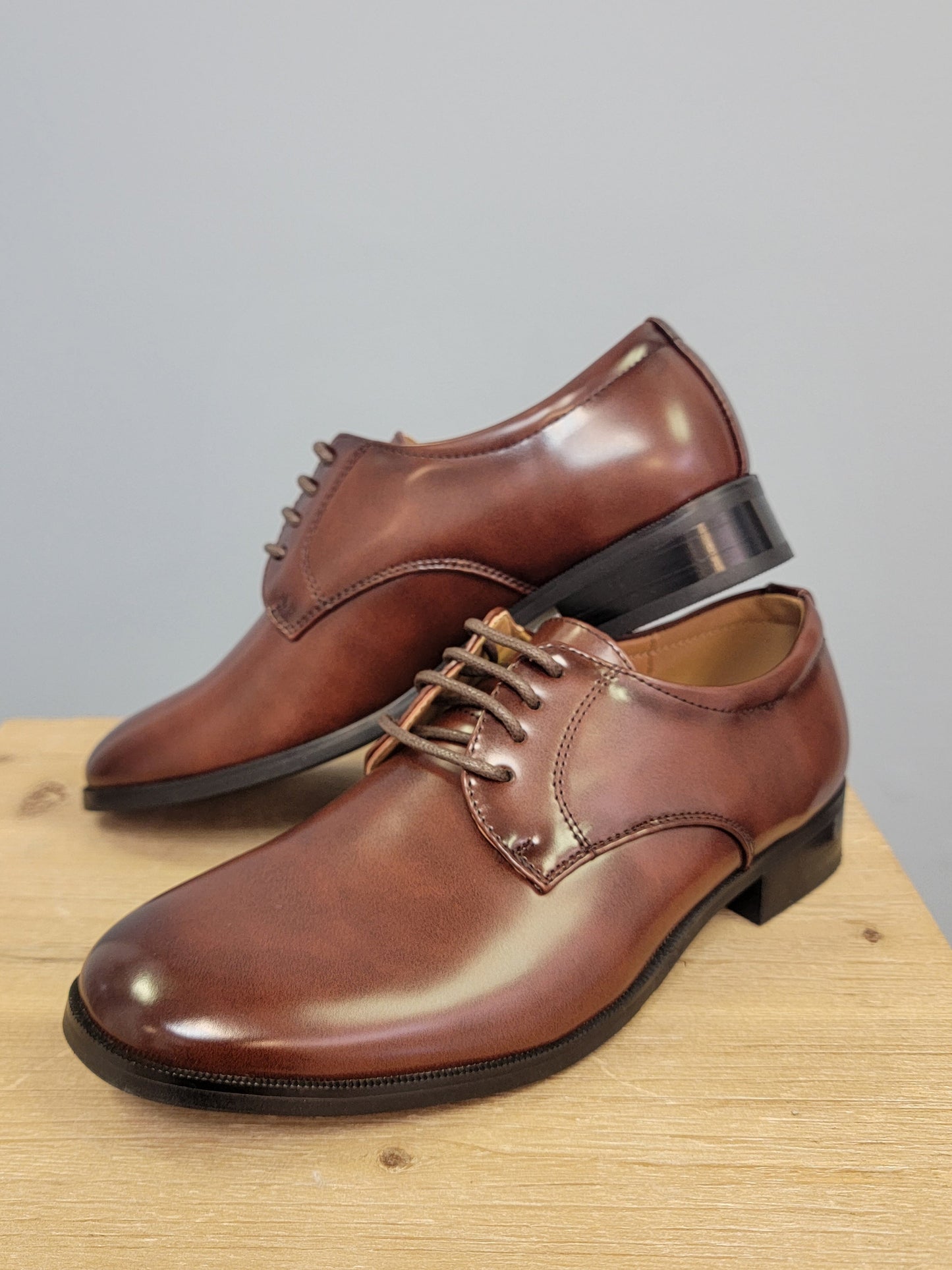 Charles Boys Shoe - Brown
