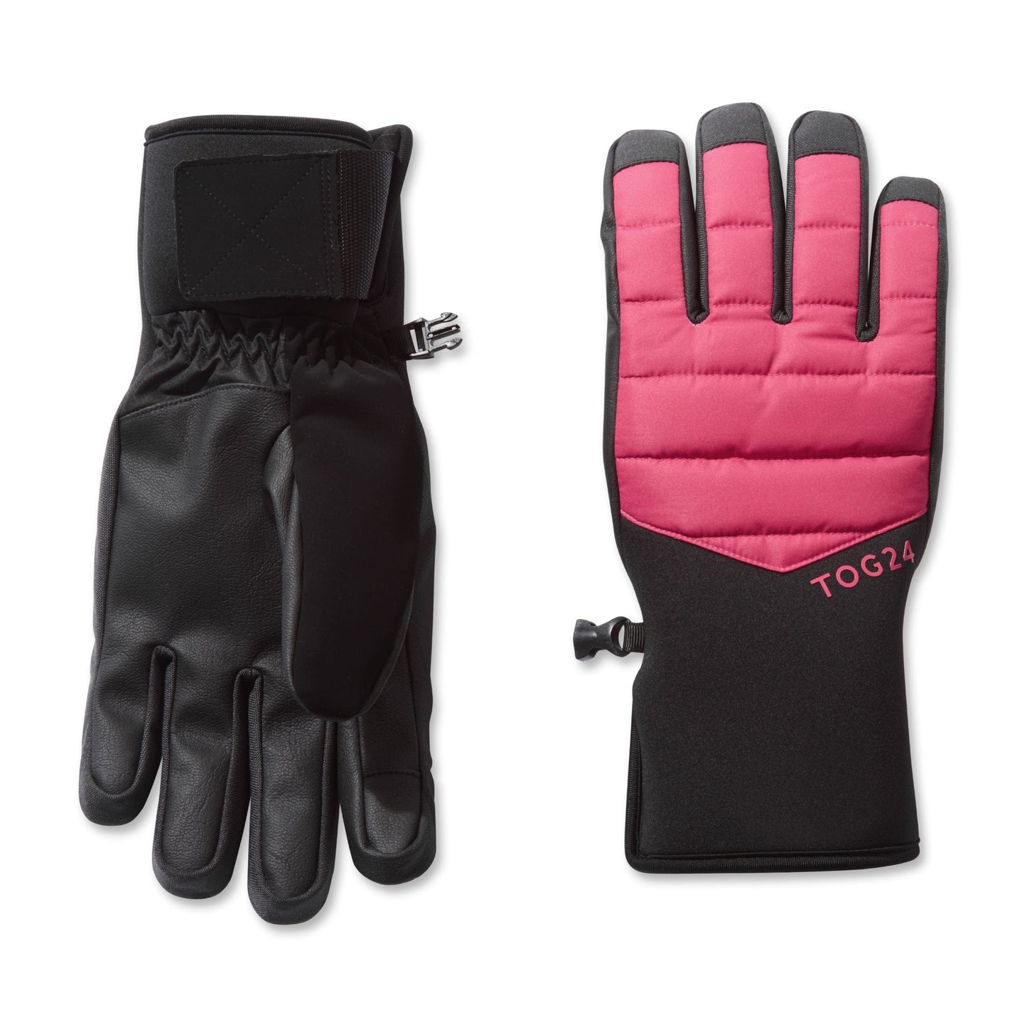 Adventure Waterproof Insulated Ski Gloves - Dark Pink