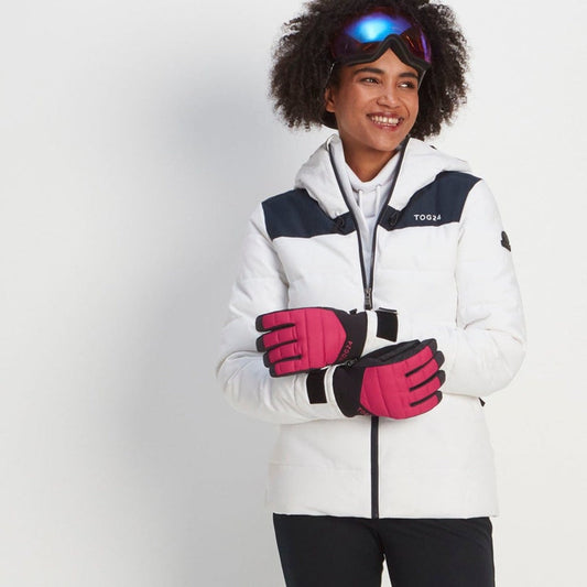Adventure Waterproof Insulated Ski Gloves - Dark Pink