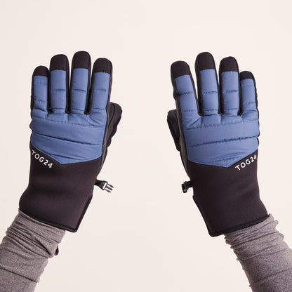 Adventure Waterproof Insulated Ski Gloves - Fjord Blue