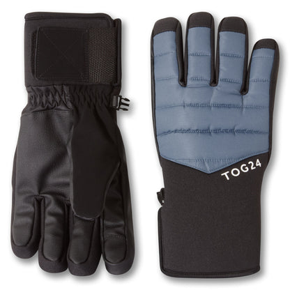 Adventure Waterproof Insulated Ski Gloves - Fjord Blue