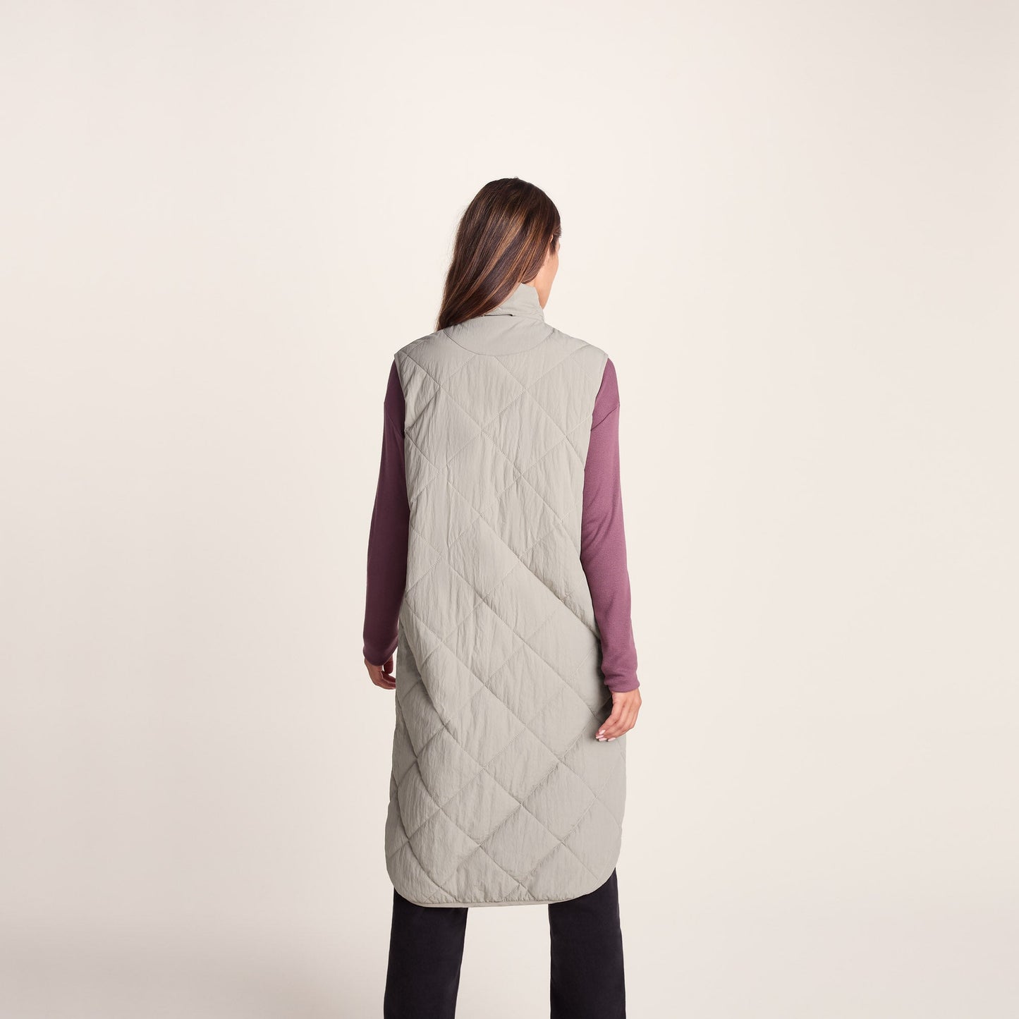 Anda Womens Shower Resistant Insulated Gilet - Dark Taupe