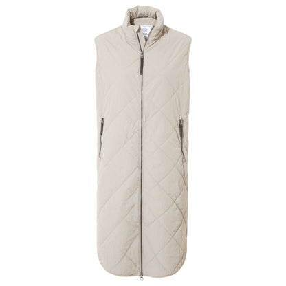 Anda Womens Shower Resistant Insulated Gilet - Dark Taupe