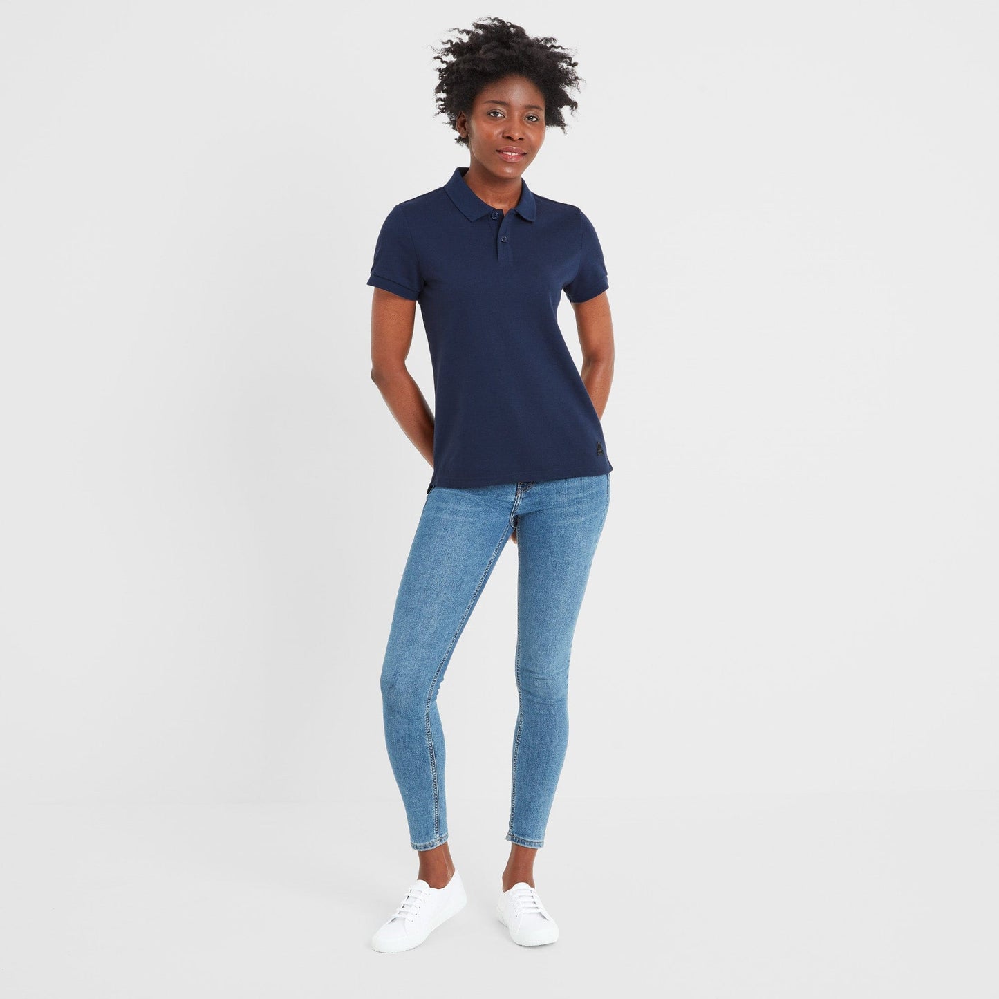 Aspley Womens Tech Polo - Navy