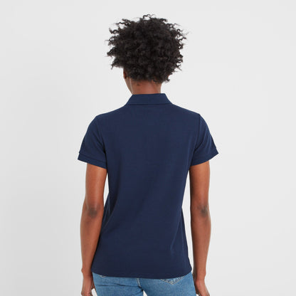 Aspley Womens Tech Polo - Navy