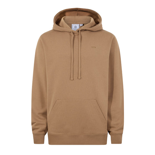 Carlton Mens Oversized Heavyweight 100% Cotton Hoody - Soft Brown
