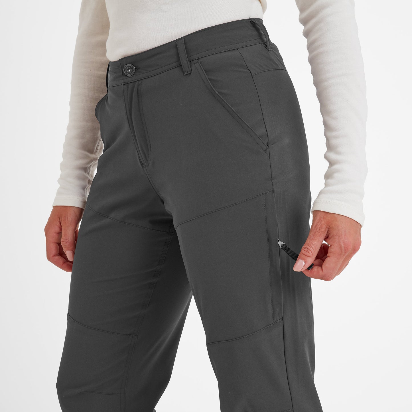 Denver Womens Walking Trousers Long - Storm