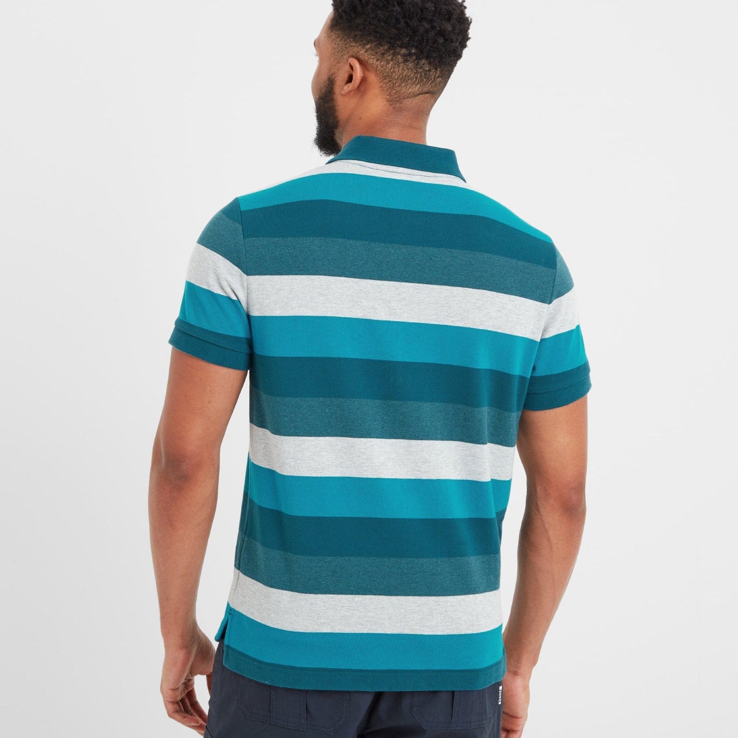 Flaxby Mens Polo - Lagoon Blue
