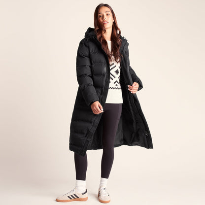 Glaston Womens Shower Resistant Insulated Parka - Black