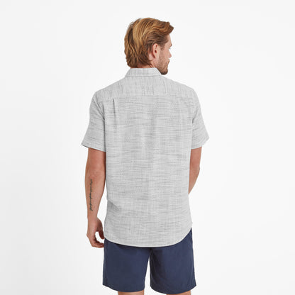 Greyson Mens 100% Cotton Short Sleeve Supersoft Shirt - Optic White