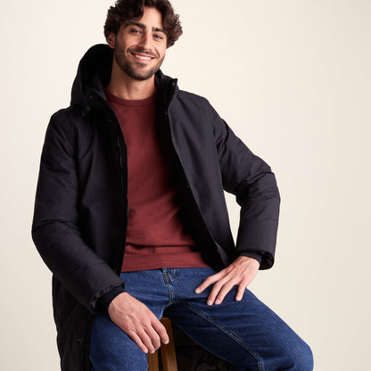 Harris Mens Waterproof Insulated Parka - Black