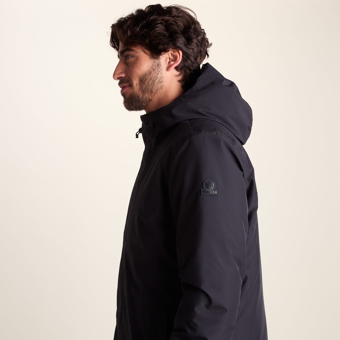 Harris Mens Waterproof Insulated Parka - Black
