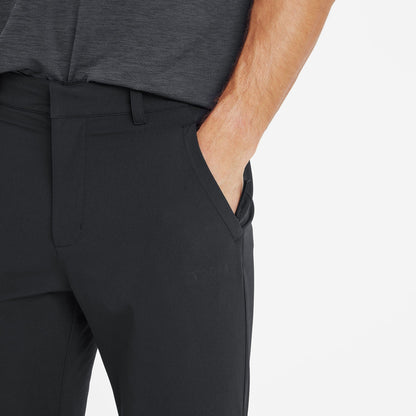 Hurstead Mens Softshell Walking Trousers Short - Black