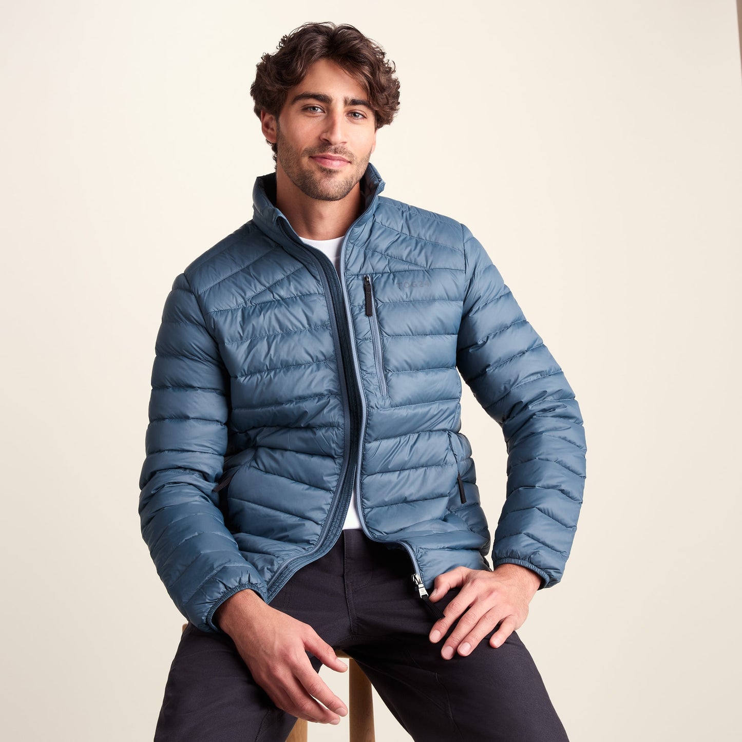 North Mens RDS Certified Down Jacket - Arctic Blue