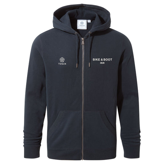 Bike & Boot Mens - Norwood Zip Hoody Dark Indigo