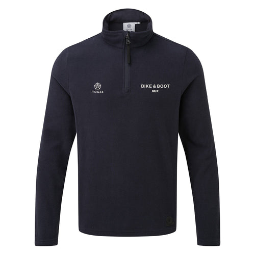 Bike & Boot Mens - Treeton Fleece Zipneck Navy