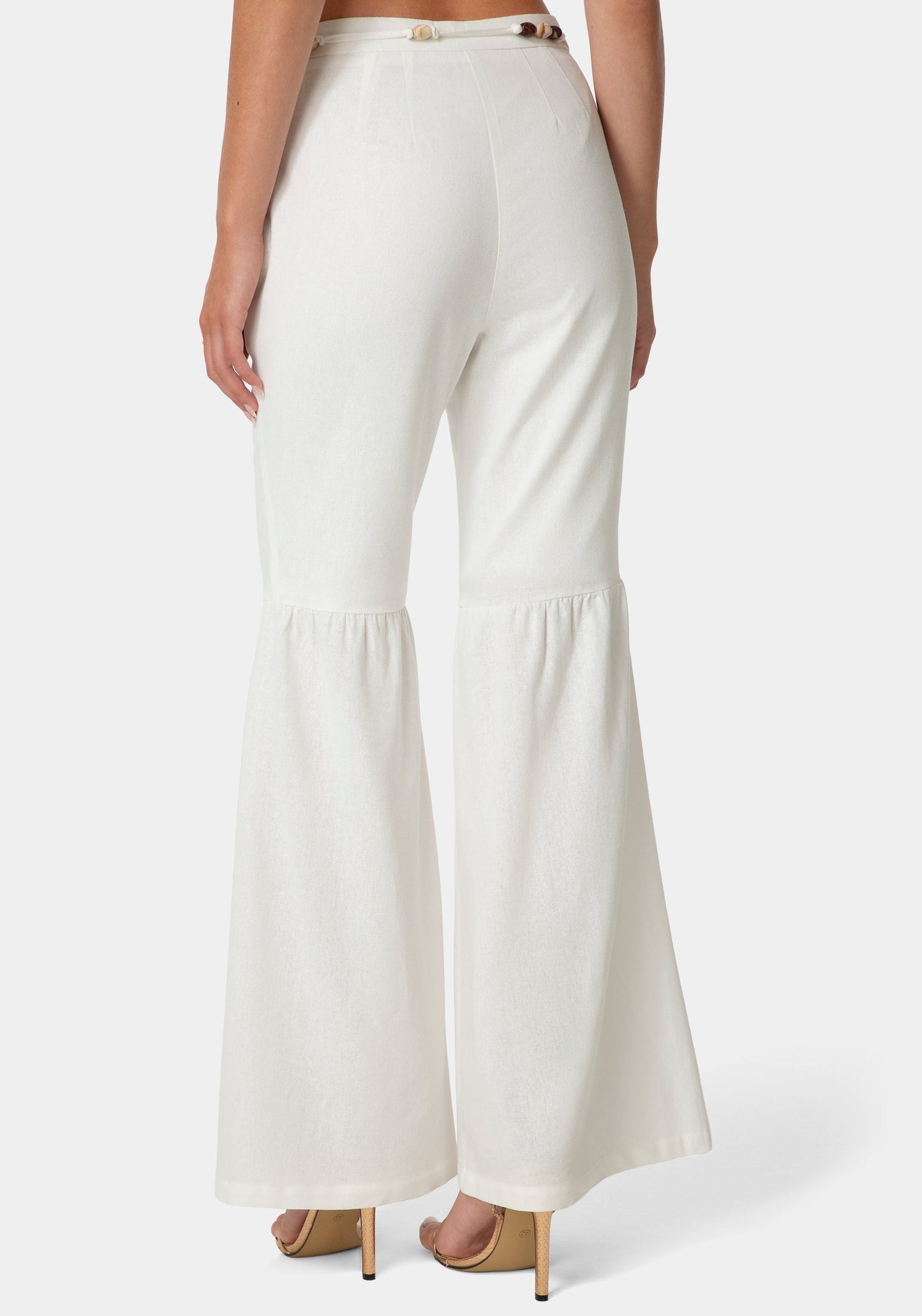 Bell Bottom Linen Pants