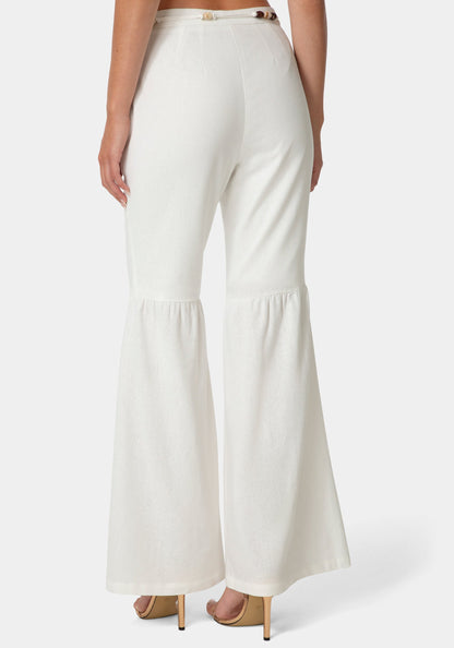 Bell Bottom Linen Pants