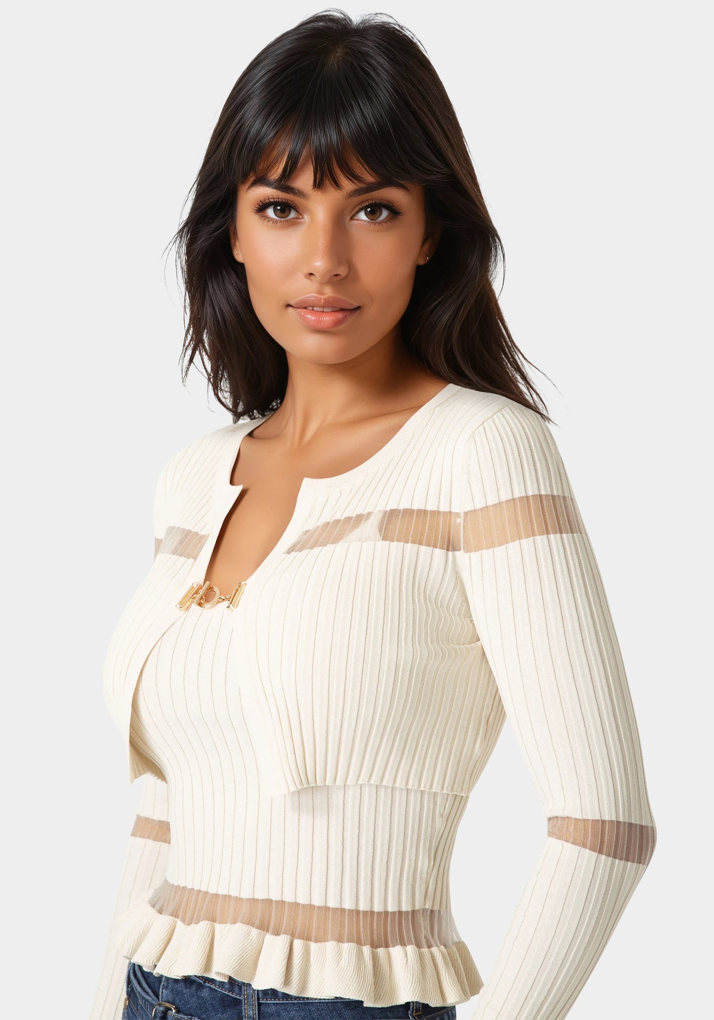 2 Piece Set Knit Top