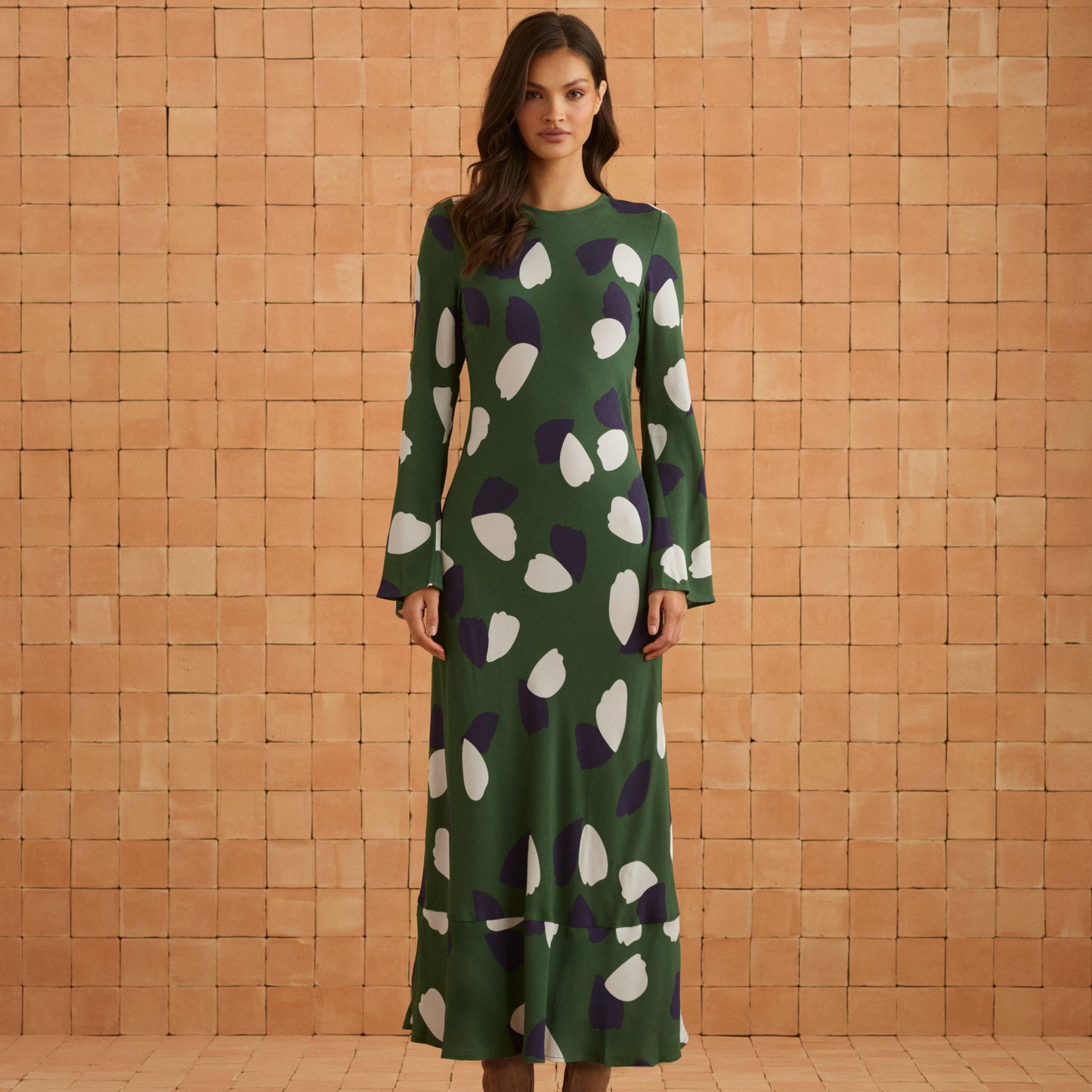 Anouk Dress In Verbena
