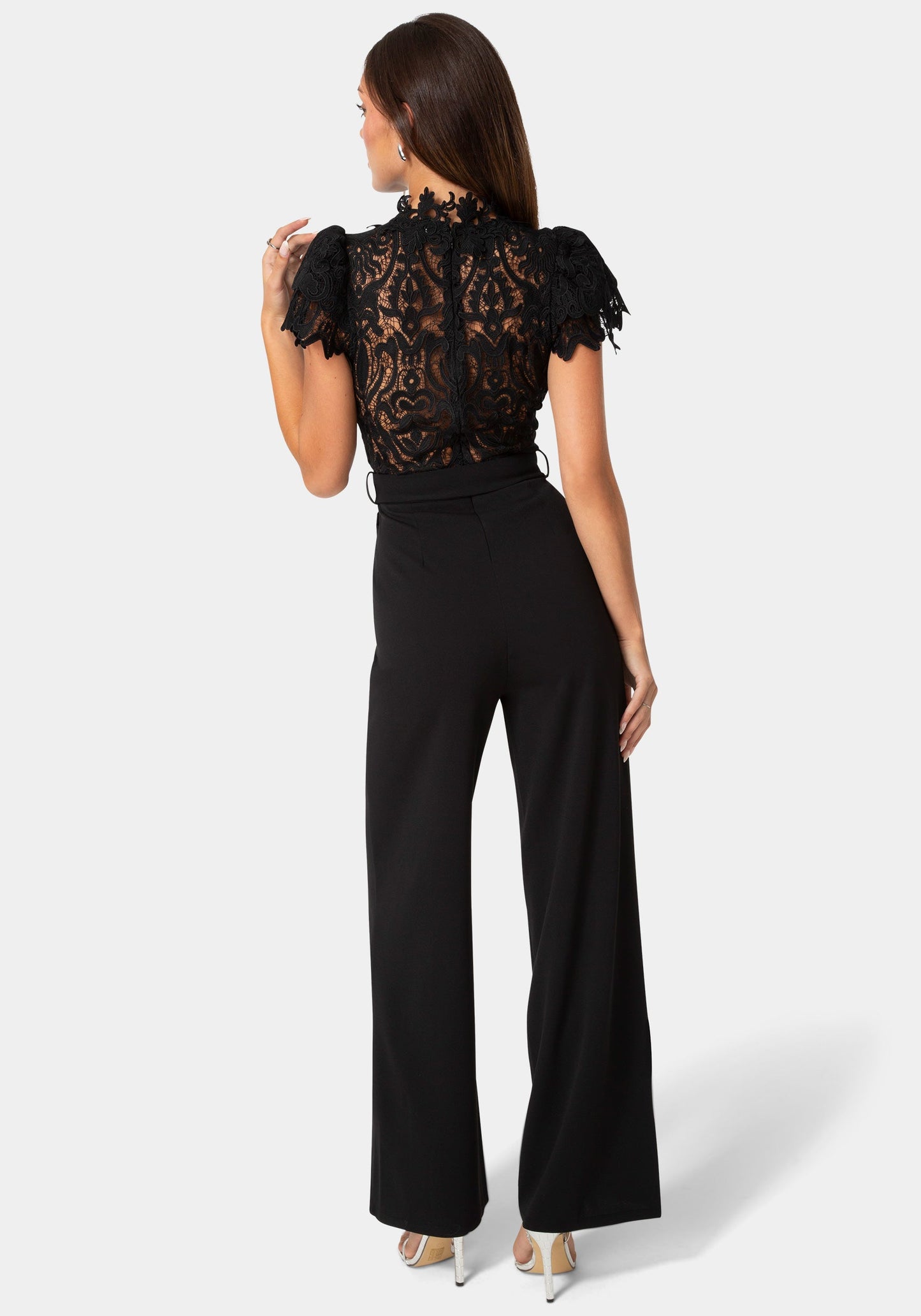 Lace High Neck Jumpsuit