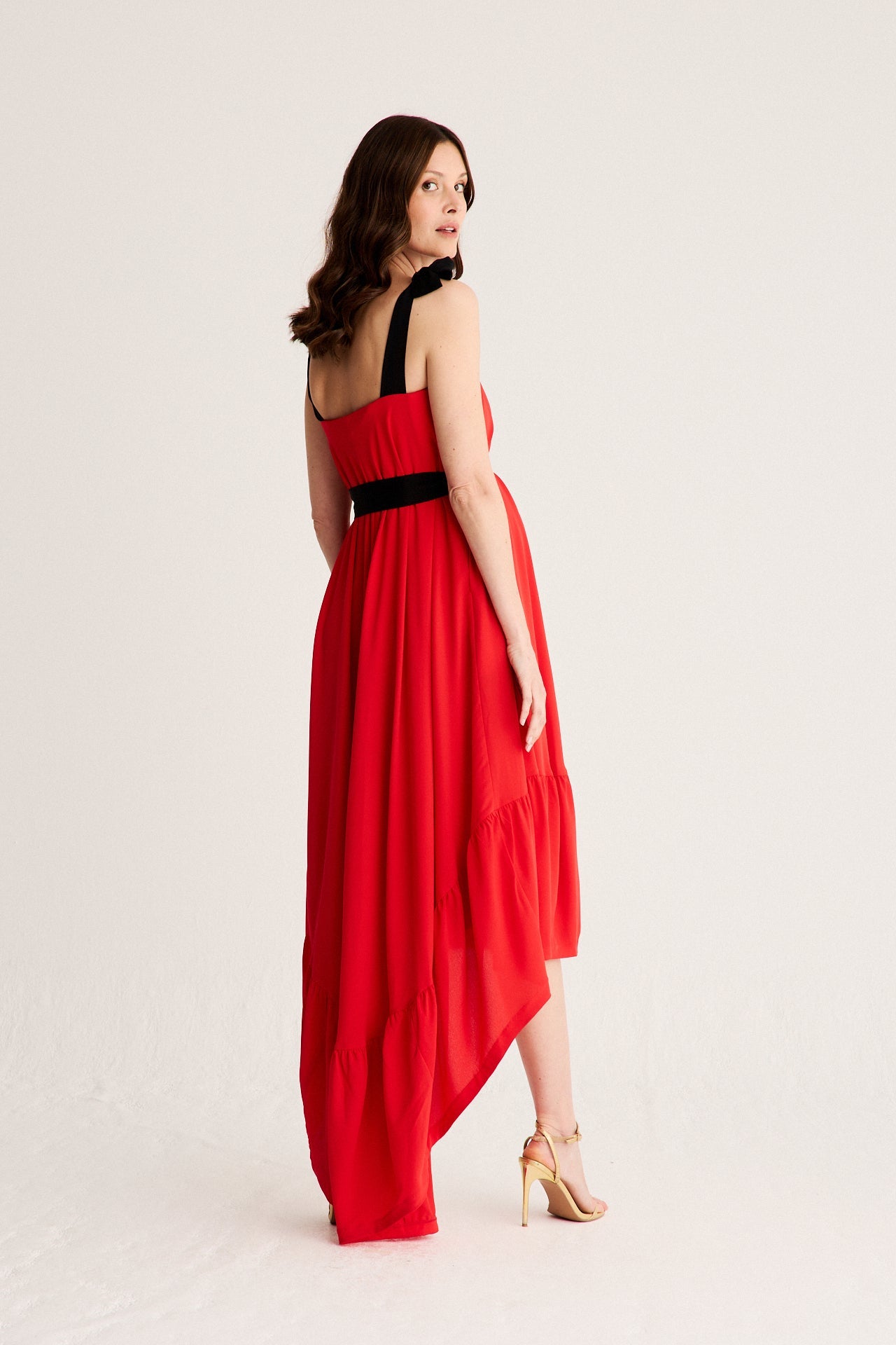 Vestido Sebastien Rojo · Embarazada ·