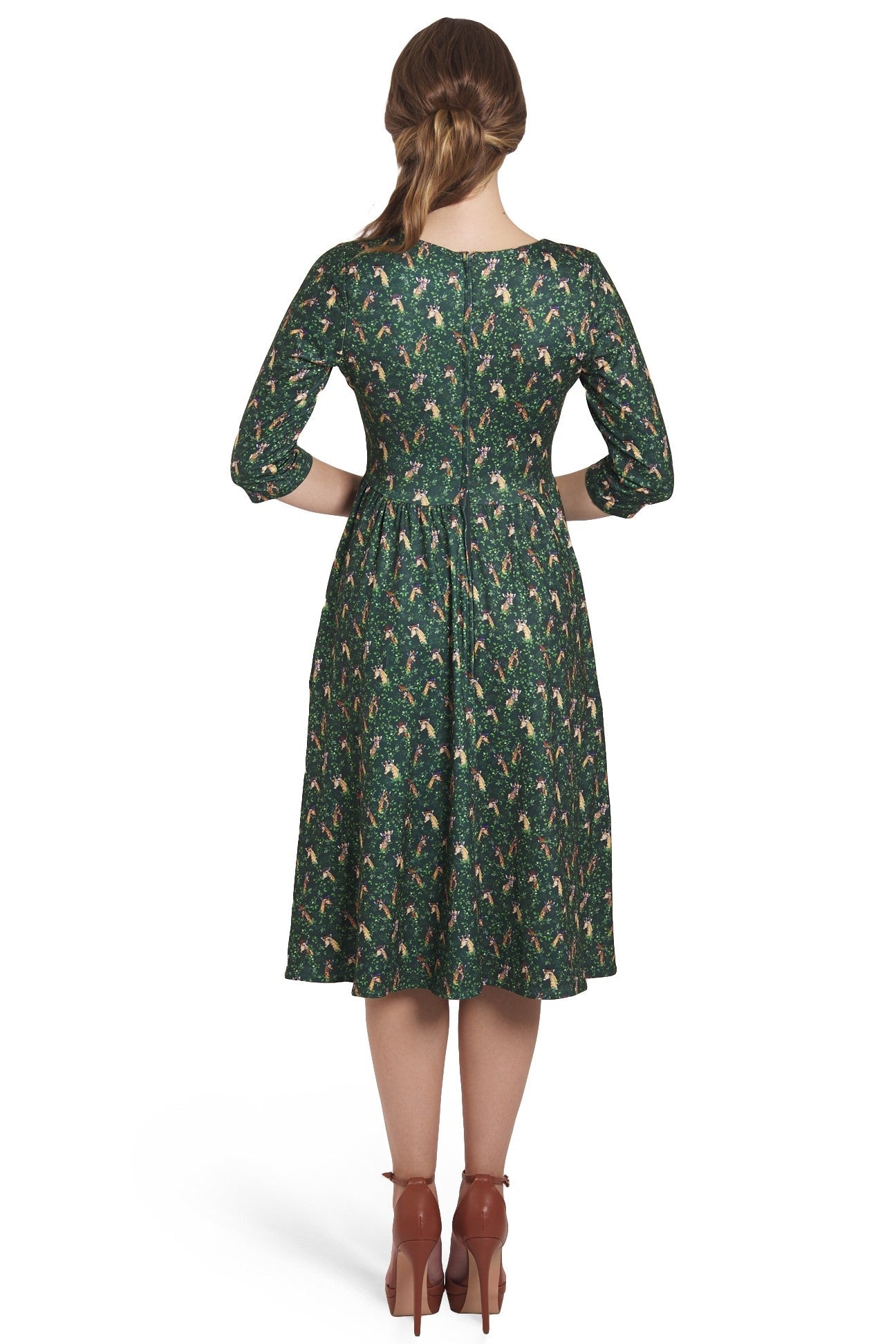 Billie Green Giraffe Dress
