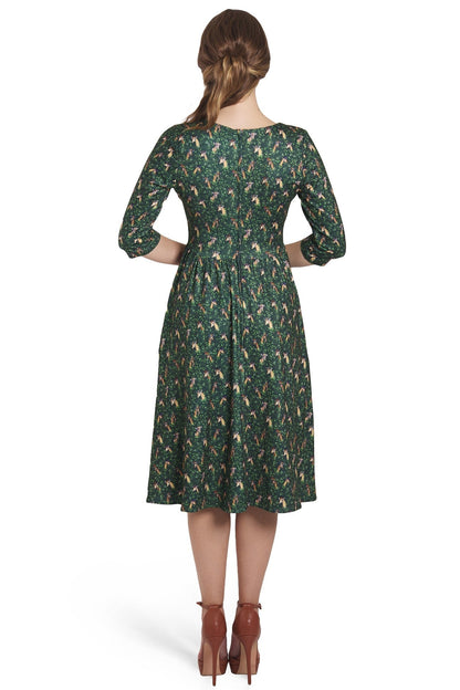 Billie Green Giraffe Dress