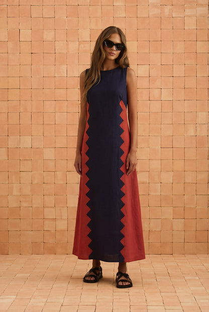 Binnie Dress In Foxglove