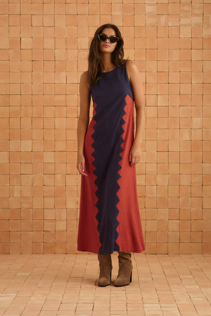 Binnie Dress In Foxglove